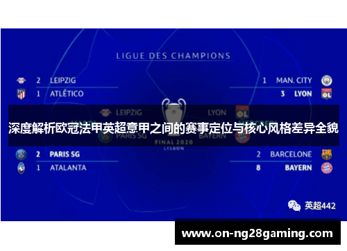 深度解析欧冠法甲英超意甲之间的赛事定位与核心风格差异全貌