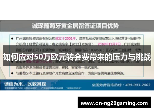 如何应对50万欧元转会费带来的压力与挑战